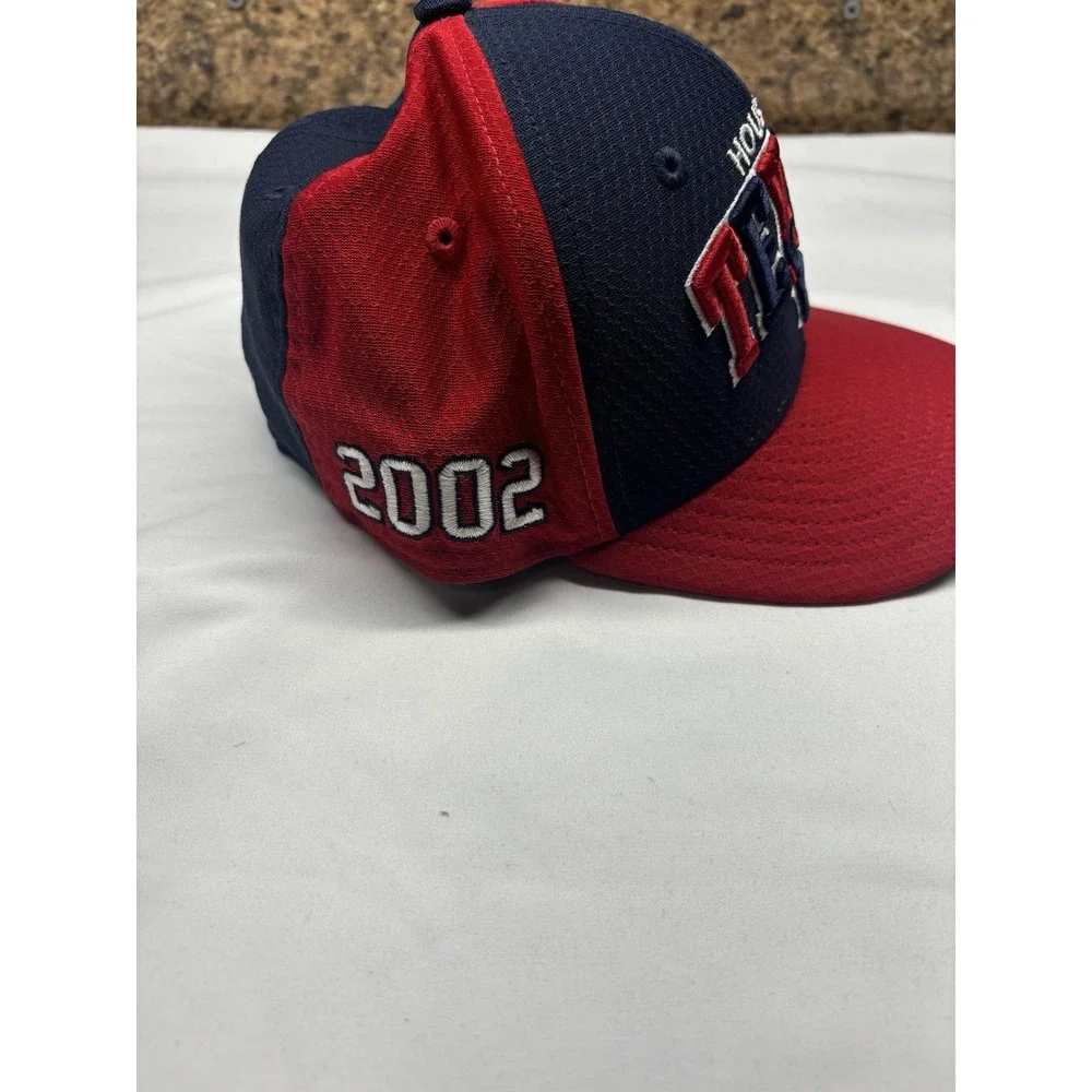 New Era Houston Texans 59Fifty NFL On Field Hat Sideline 2002 Fitted Sz 6‎ 1/2